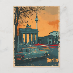 Berlim Sunset, 1950: Cartão postal Vintage