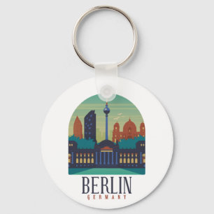 Berlin Alemanha - Chaveiro Skyline