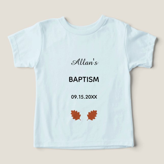 Bermuda de batismo (Design frontal)