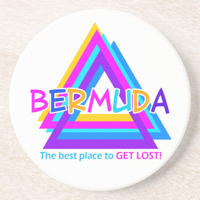 BERMUDA TRIANGLE porta copos (Frente)
