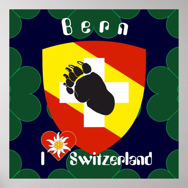 Berna, Berna, Berna, Bärn, Schweiz, Suisse, Poster (Frente)