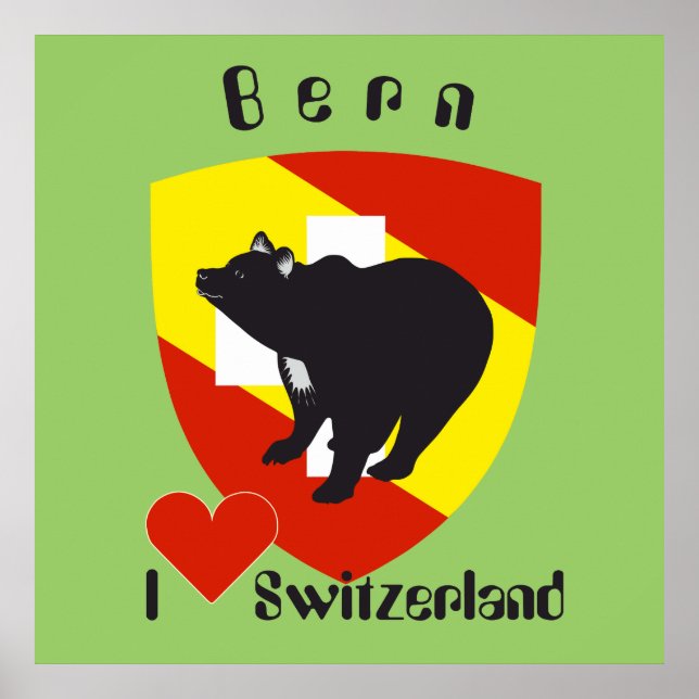 Berna, Berna, Berna, Bärn, Schweiz, Suisse, Poster (Frente)