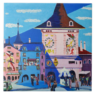 Berna com Belltower por Ernst Ludwig Kirchner