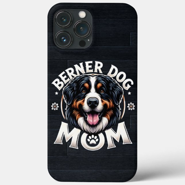 Berner Dog Mãe: presente de Dia de as mães para Be (Verso)