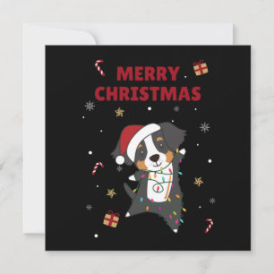 Bernês Feliz Natal Feliz Natal Cães Convite