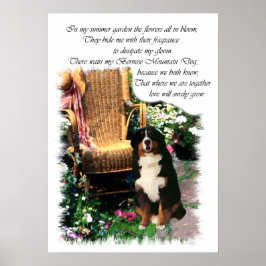 Bernese Mountain Dog Art Impressão