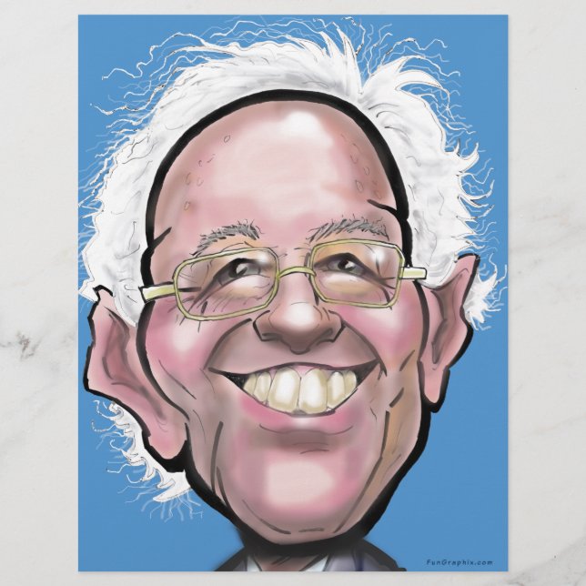 Bernie Sanders Caricature (Frente)