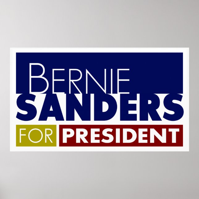 Bernie Sanders para o Presidente Poster V1 (Frente)