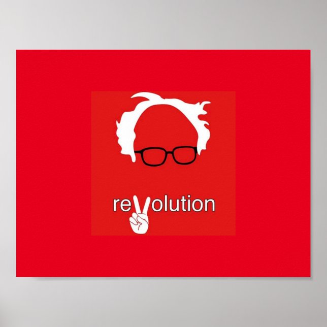 Bernie Sanders - Poster da Revolução (Frente)