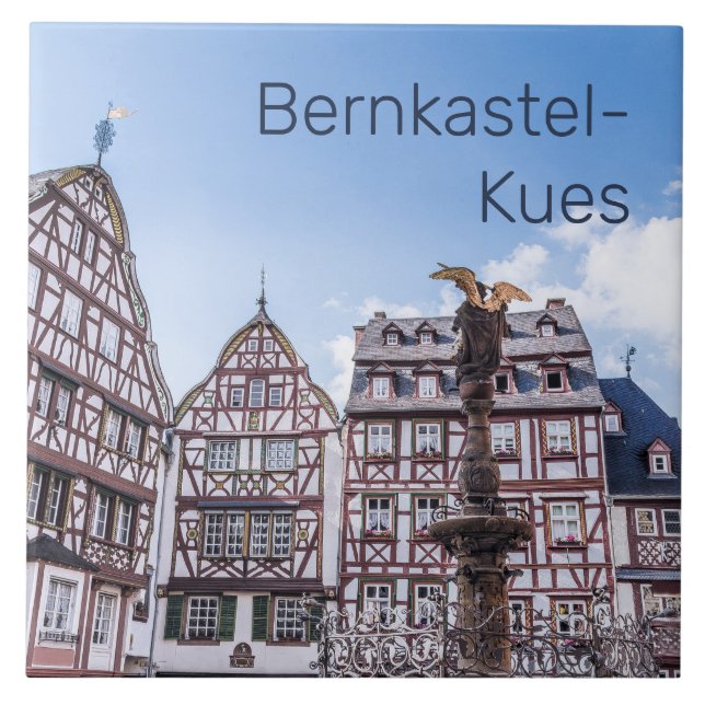 Bernkastel-Kues Facadas Históricas Alemanha Souven (Frente)
