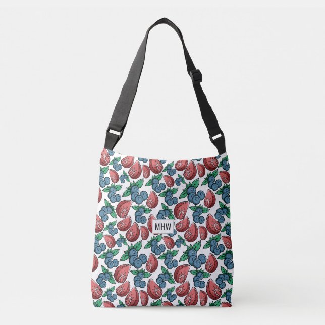 Berries - bolsas personalizadas de monograma (Frente)