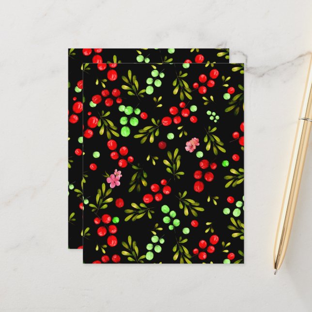 Berries Pattern (Frente/Verso In Situ)