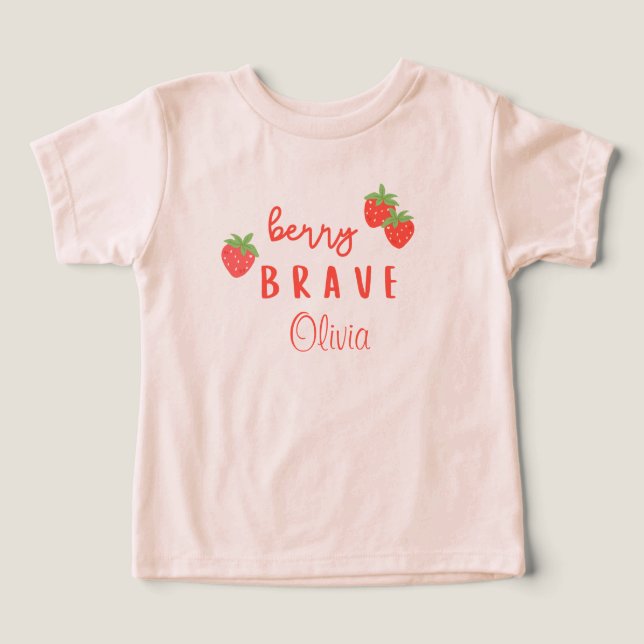 berry brave childhood cancer sick kids custom name (Design frontal)