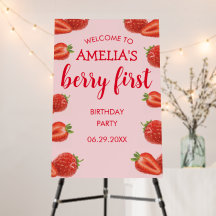 Berry First | primeiro aniversario de morango sina