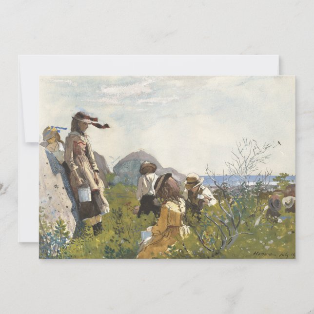 Berry Pickers | Winslow Homer (Frente)