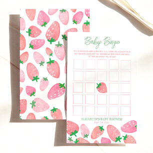 Berry Sweet Baby Bingo Jogo do Chá de fraldas