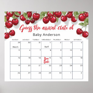 Berry Sweet Cherry adivinha o Poster de data de ve