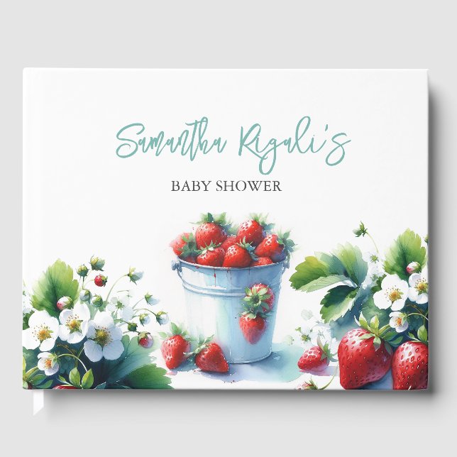 Berry Sweet, Livro Convidado do chá de fraldas (Frente)