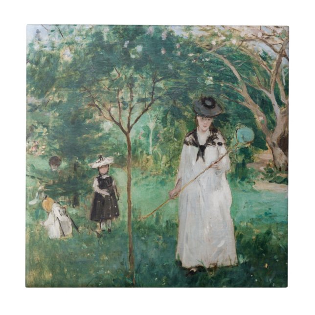 Berthe Morisot - A Caça às Borboletas (Frente)