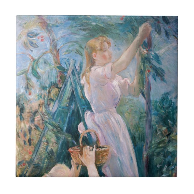 Berthe Morisot - A Colhedora de Cerejas (Frente)