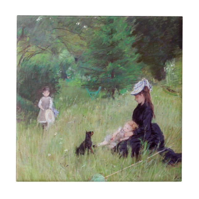 Berthe Morisot - Num Parque (Frente)