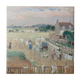 Berthe Morisot - Prendendo a roupa seca para secar