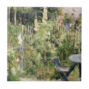 Berthe Morisot - Rosas Tremieres Hollyhocks 1884