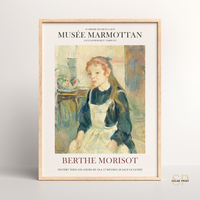Berthe Morisot Young Girl com uma Impressão de Art (Criador carregado)