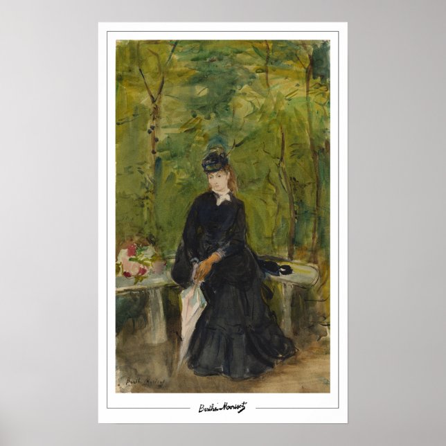 Berthe Morisot Zedign Art Poster #370 (Frente)