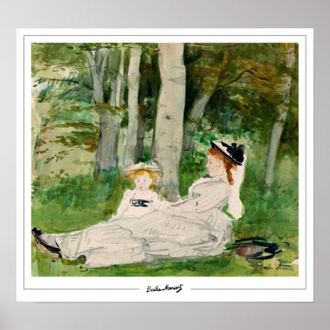 Berthe Morisot Zedign Art Poster nº 100 (Frente)
