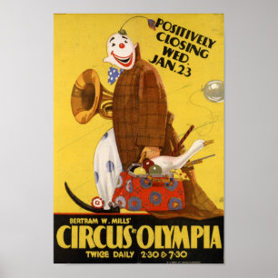 Bertram mmói' o circo no poster da Olympia