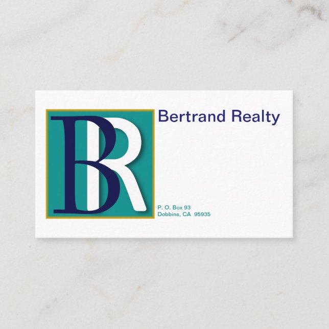 Bertrand Realty Cartão de visita (Frente)
