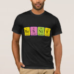 Besnik — Camisa periódica do nome da mesa<br><div class="desc">Besnik se soldou como Be S Ni K (Beryllium Sulfur Nickel Potássio) em uma camisa para o cientista em você. Não consegues encontrar o que queres?</div>