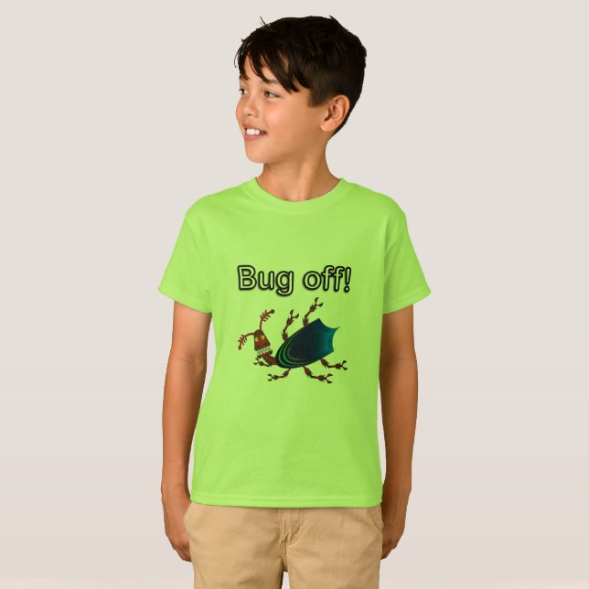 Besouro Feio - Camiseta Básica Infantil (Frente Completa)