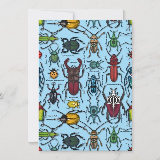 Besouros em azul (Frente)