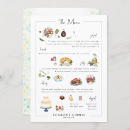Bespoke Ilustrado | Menu Casamento