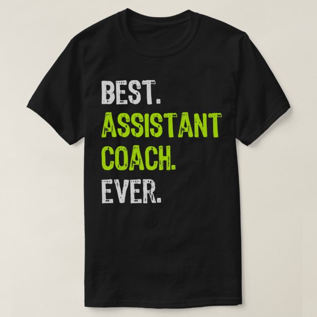 Best ASSISTANT COACH Ever Pullover  (Frente do Design)