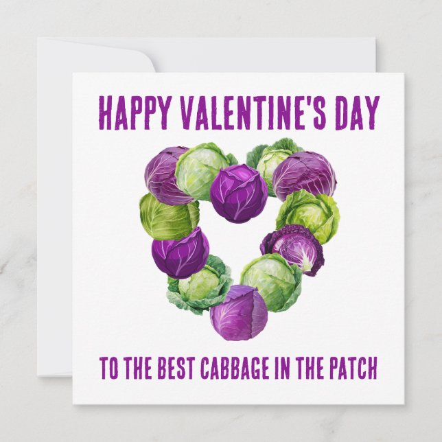 BEST CABBAGE IN THE PATCH Valentine Couples (Frente)