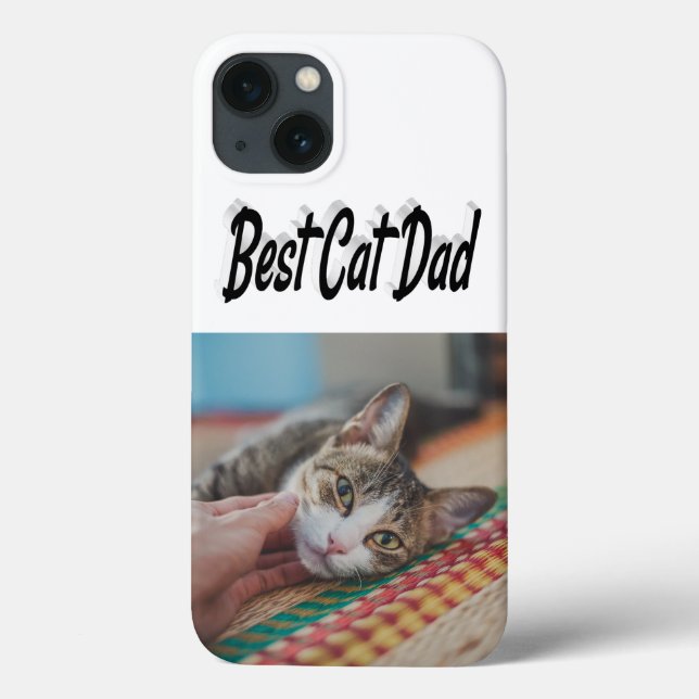 Best Cat Dad Photo Black text  (Verso)
