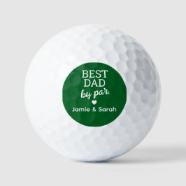 Best Dad by Par Custom Green White