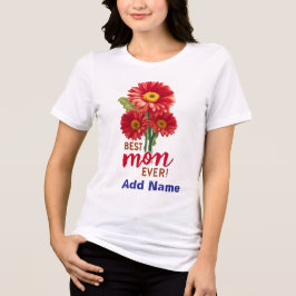 Best Mom Ever Red Gerbera Daisy Floral Gift
