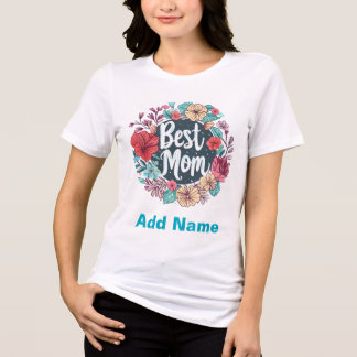 Best Mom Floral Wreath - Elegant Mother's Day Gift