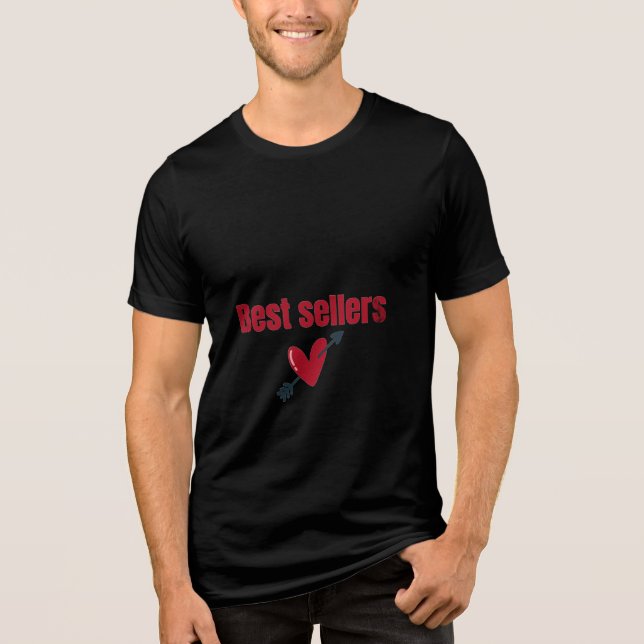 Best Sellers Valentine Heart Arrow T-Shirt (Frente)