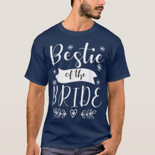 Bestie da Camisa T-Casamento da Madrinha de casame