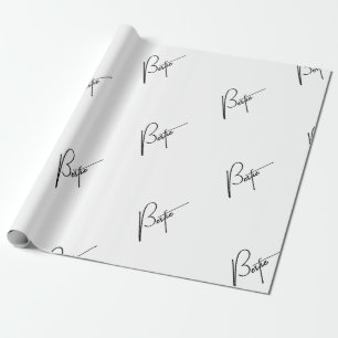 Bestie" Papel de moldagem de presente para os amig