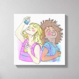 Besties de canvas