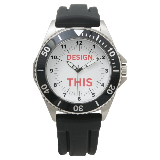 BESTSELLER! Relógio masculino - ⌚-protetor preto (Frente)