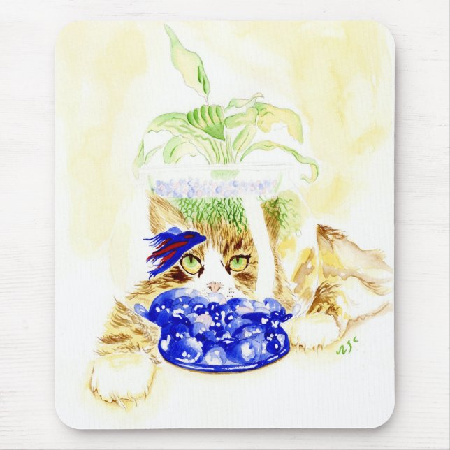 Beta gato Mousepad (Frente)