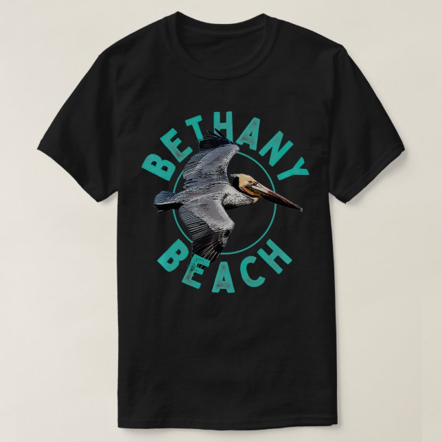 Bethany Beach Delaware Pelican Design Pullover  (Frente do Design)