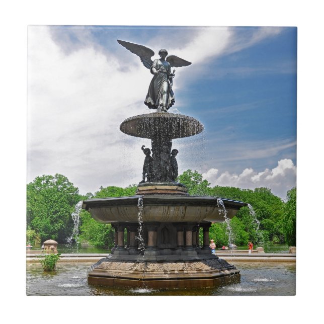 Bethesda "anjo Central Park das águas", NYC (Frente)